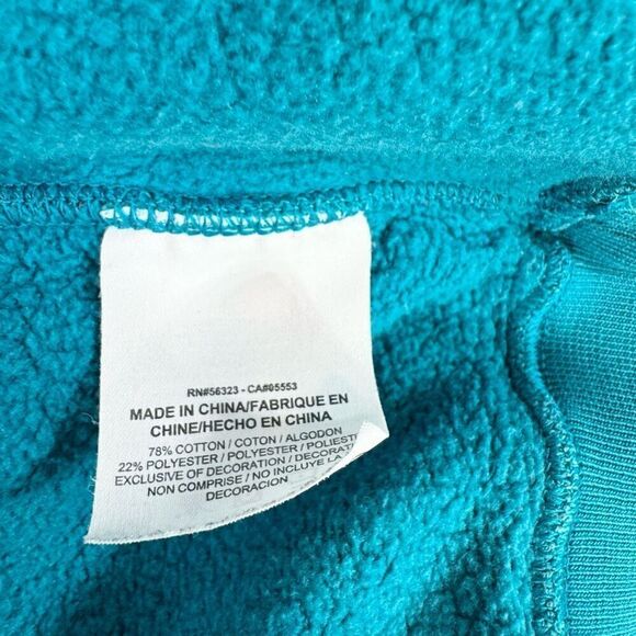 Jordan Sweater women’s XL Teal crewneck retro Long-Sleeve Pullover jumpman - Picture 9 of 10